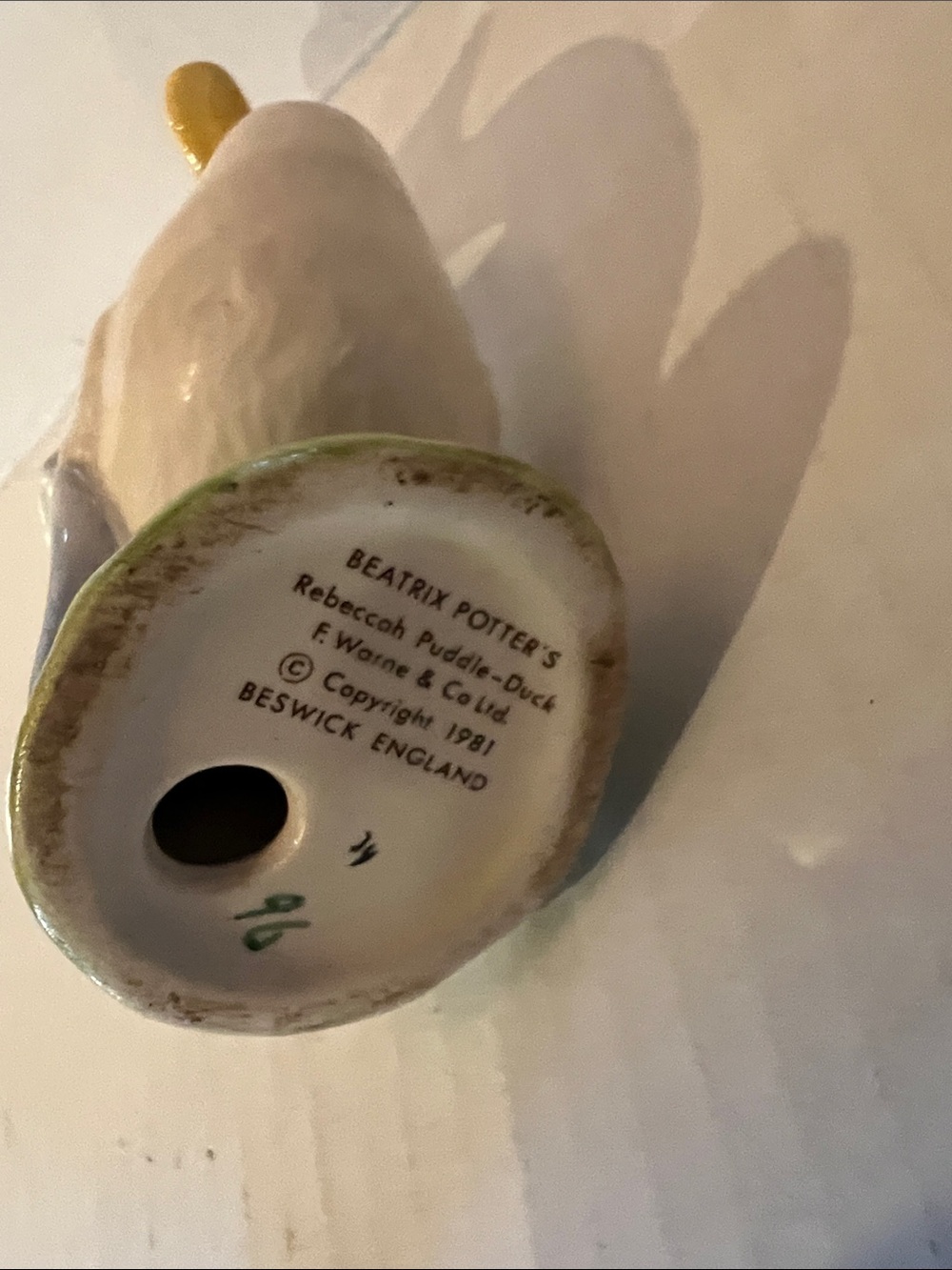 Retired Beatrix Potter Rebecca Puddle Duck - Picture 4 of 6